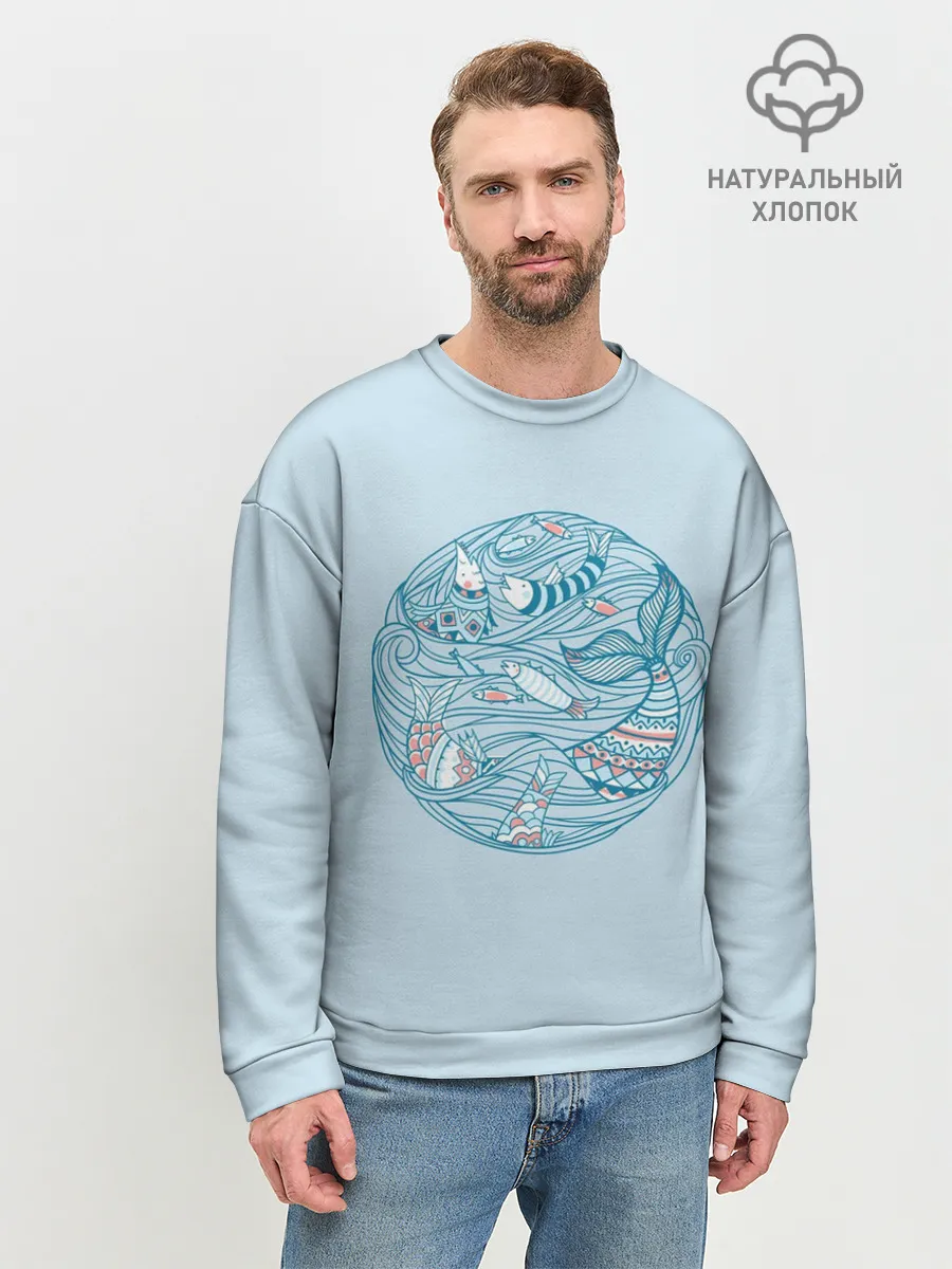 Мужской свитшот базовый / Sea Circle