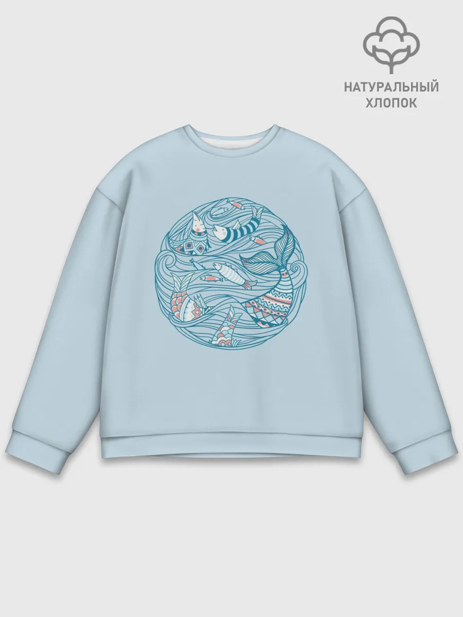 Мужской свитшот базовый / Sea Circle