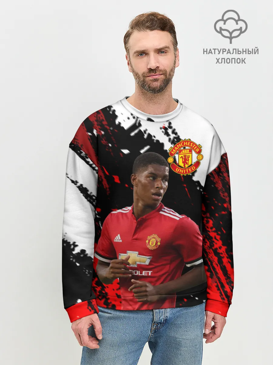 Мужской свитшот базовый / Manchester United: Рашфорд.