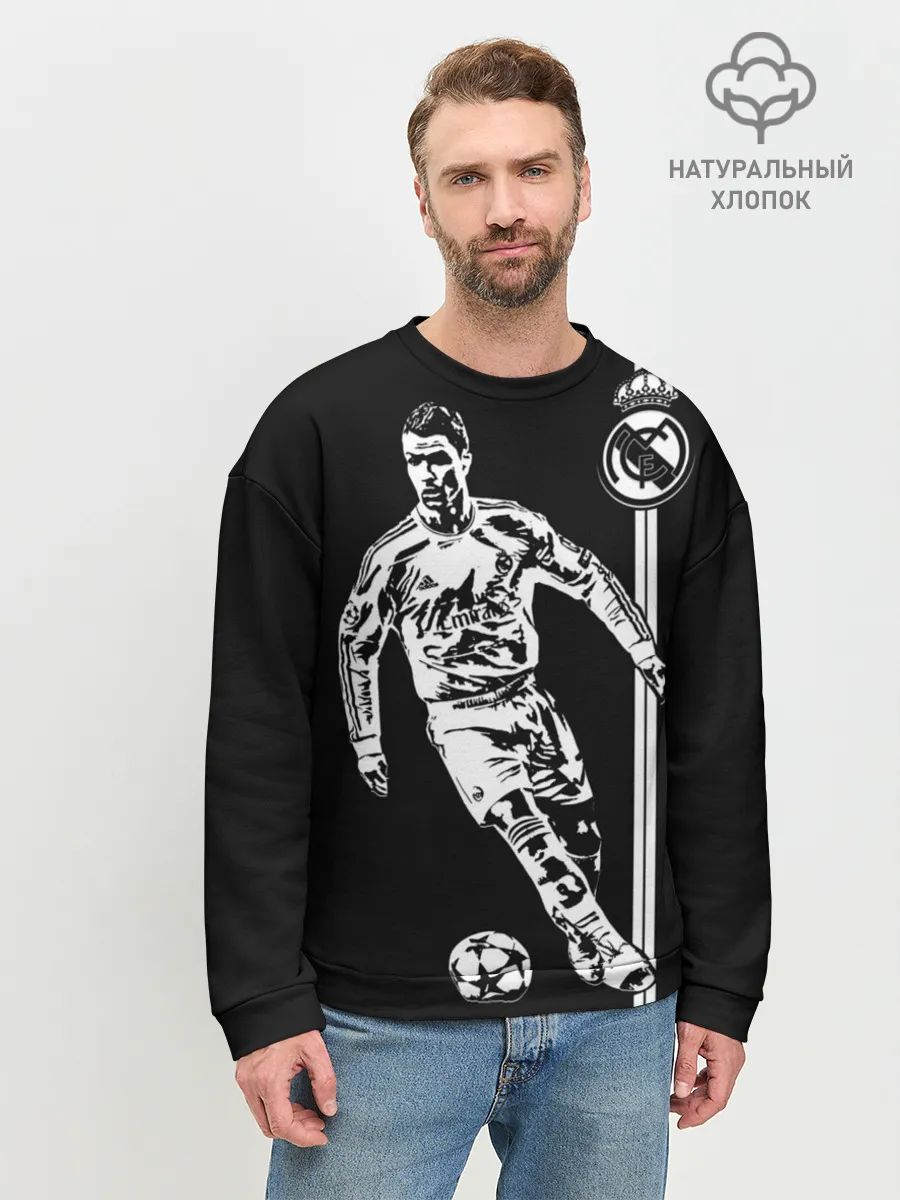 Мужской свитшот базовый / Криштиану Роналду