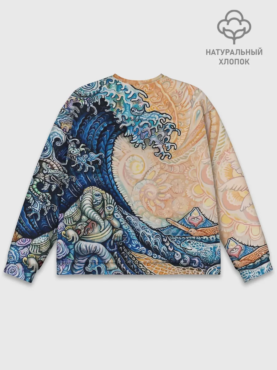 Мужской свитшот базовый / Indian Ocean psychedelics