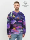 Мужской свитшот базовый / Коралловые рыбки