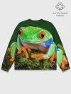 Мужской свитшот базовый / Тропическая лягушка