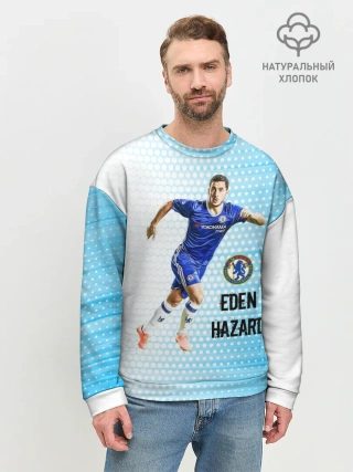 Мужской свитшот базовый / Эден Азар