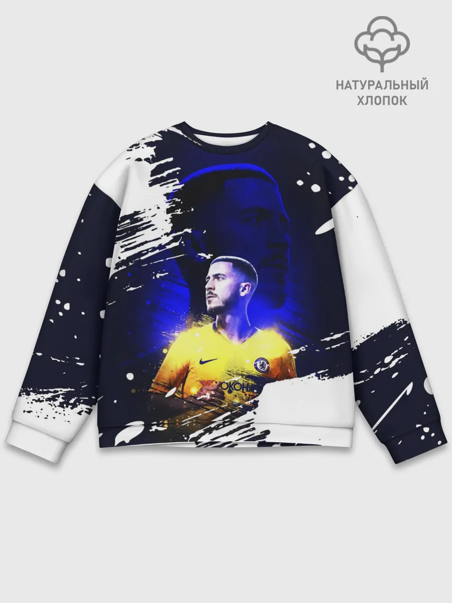 Мужской свитшот базовый / ЭДЕН АЗАР / EDEN HAZARD