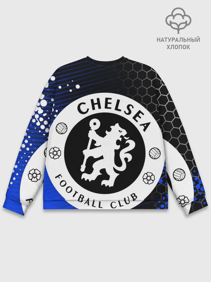 Мужской свитшот базовый / ЭДЕН АЗАР / CHELSEA / ЧЕЛСИ