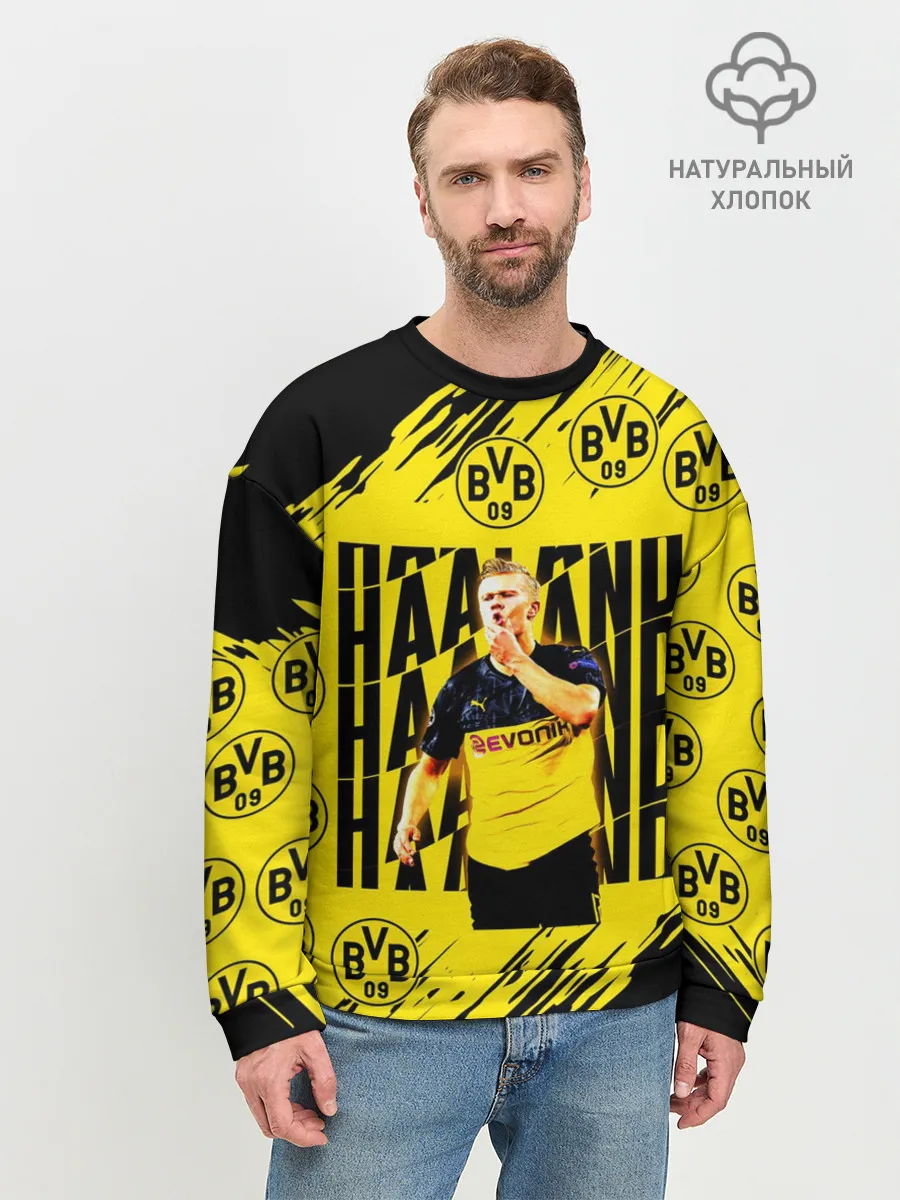 Мужской свитшот базовый / ЭРЛИНГ ХОЛАНД / ERLING HAALAND