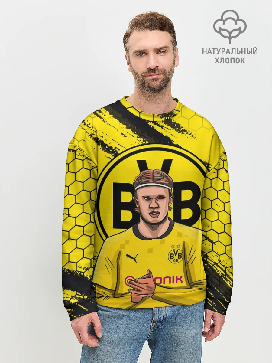 Мужской свитшот базовый / ЭРЛИНГ ХОЛАНД / ERLING HAALAND