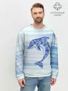 Мужской свитшот базовый / Дельфин