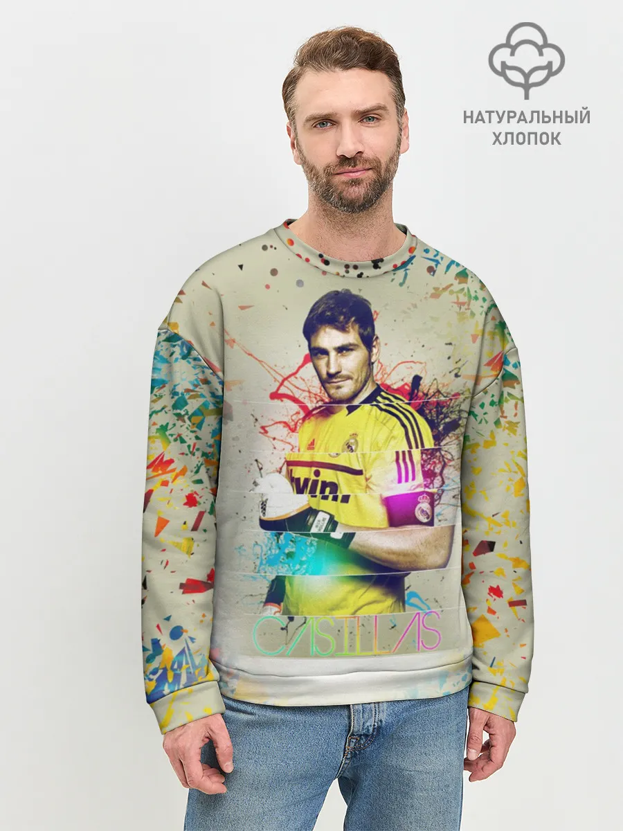 Мужской свитшот базовый / Iker Casillas