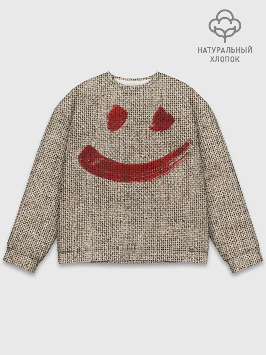 Мужской свитшот базовый / Red Smile