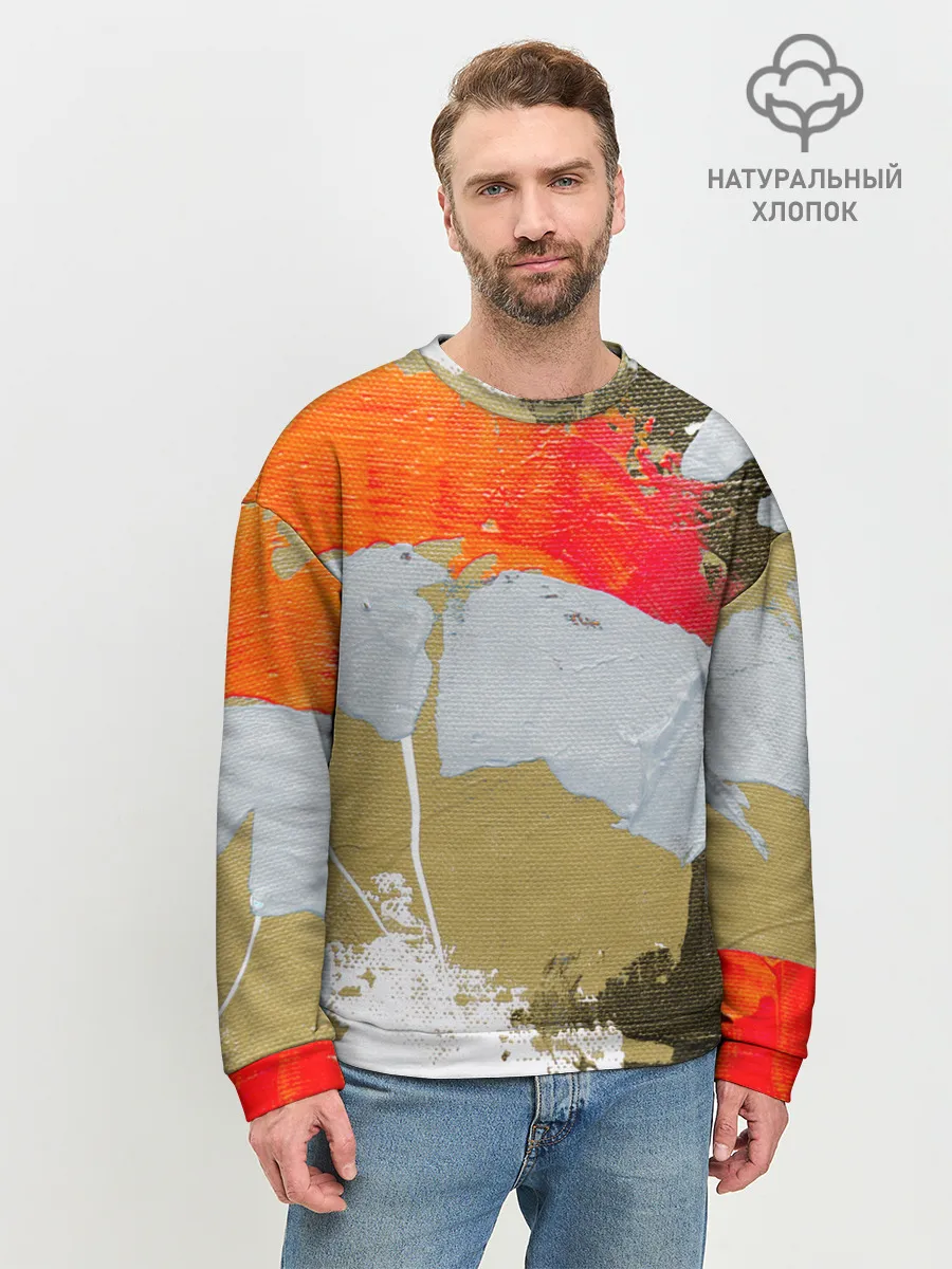 Мужской свитшот базовый / Art Abstraction