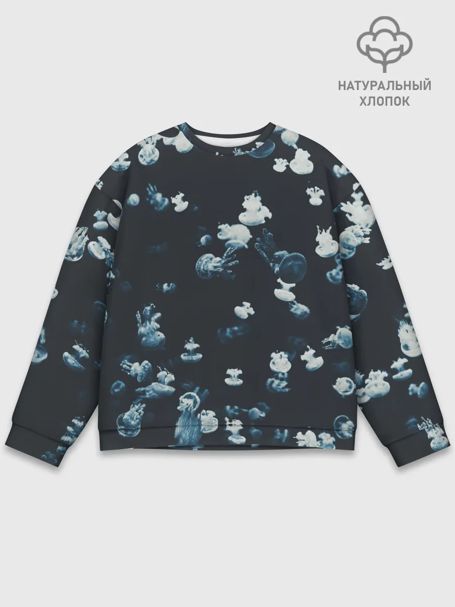 Мужской свитшот базовый / Медузы