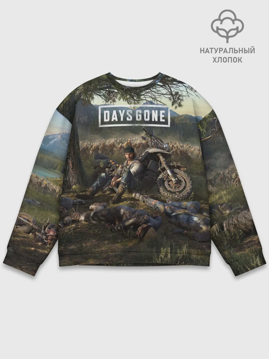 Мужской свитшот базовый / Days gone Дикон и толпа фриков