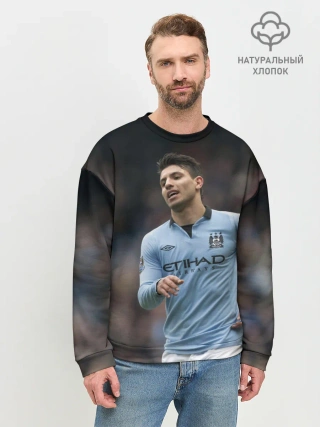 Мужской свитшот базовый / Серхио Агуэро