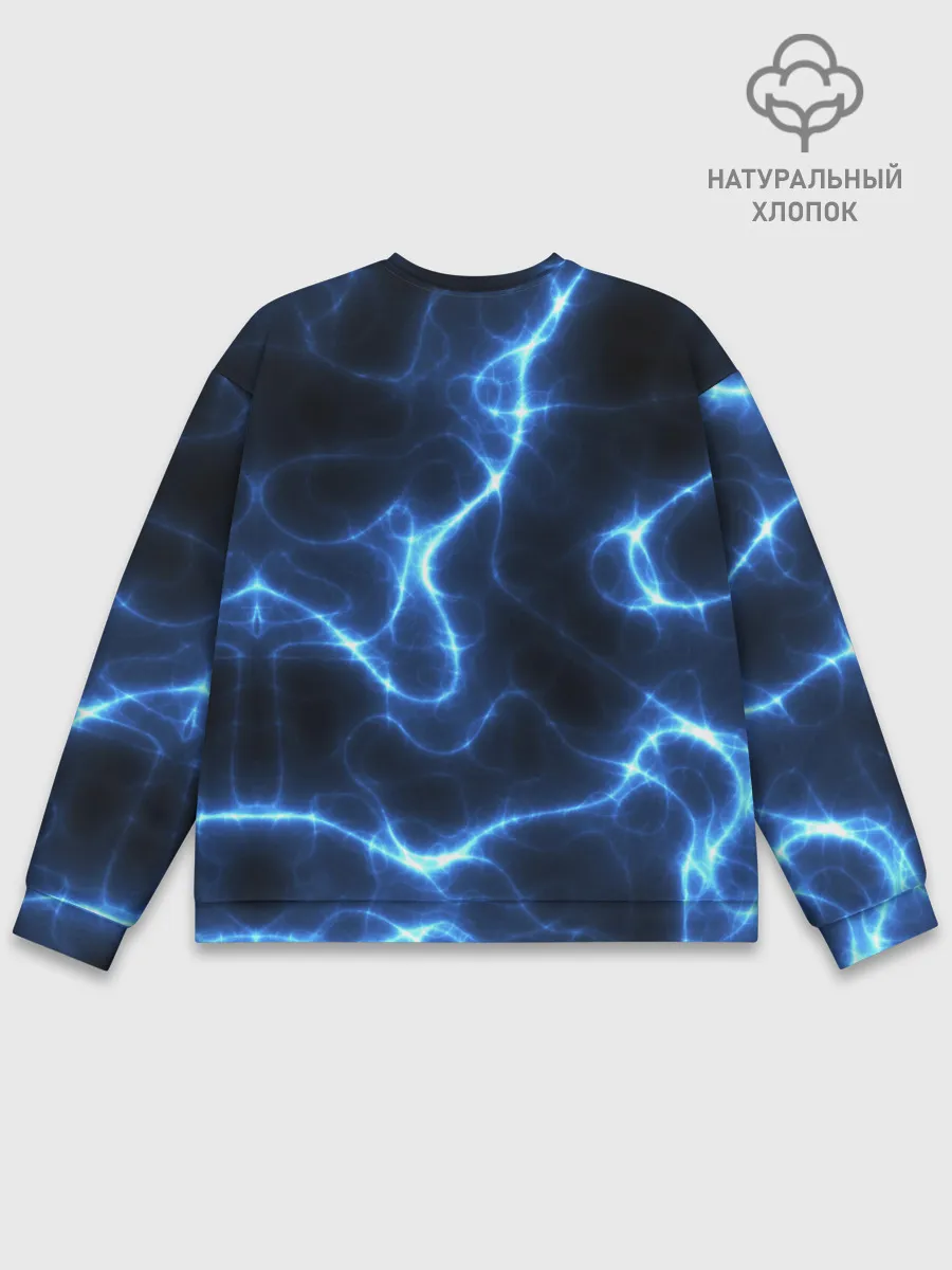 Мужской свитшот базовый / Energy Waves