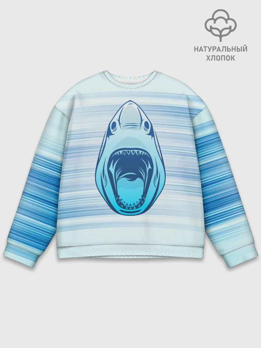 Мужской свитшот базовый / Акула