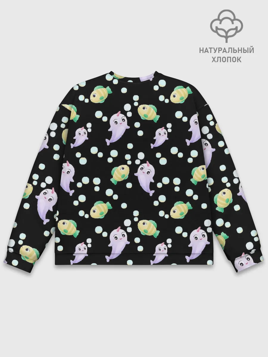 Мужской свитшот базовый / Морские жители