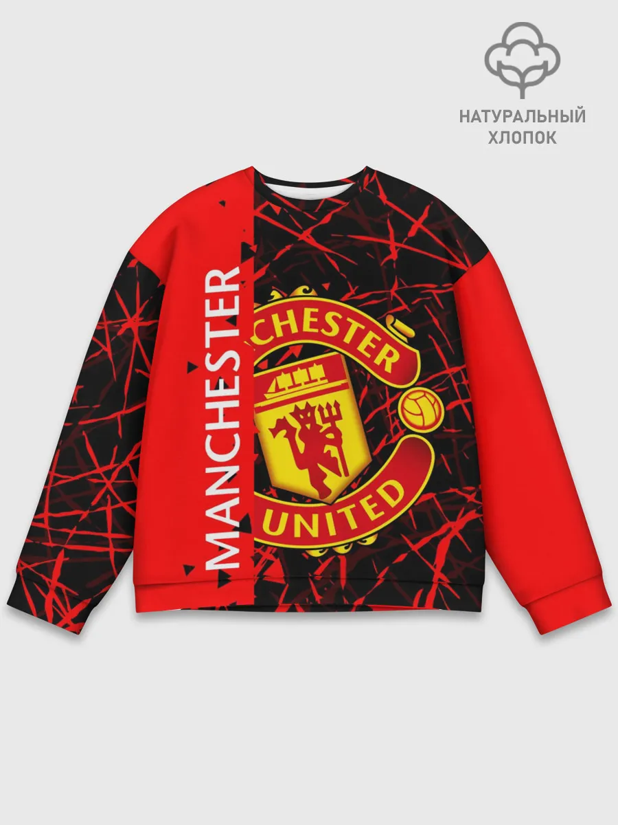 Мужской свитшот базовый / МАНЧЕСТЕР / MANCHESTER UNITED