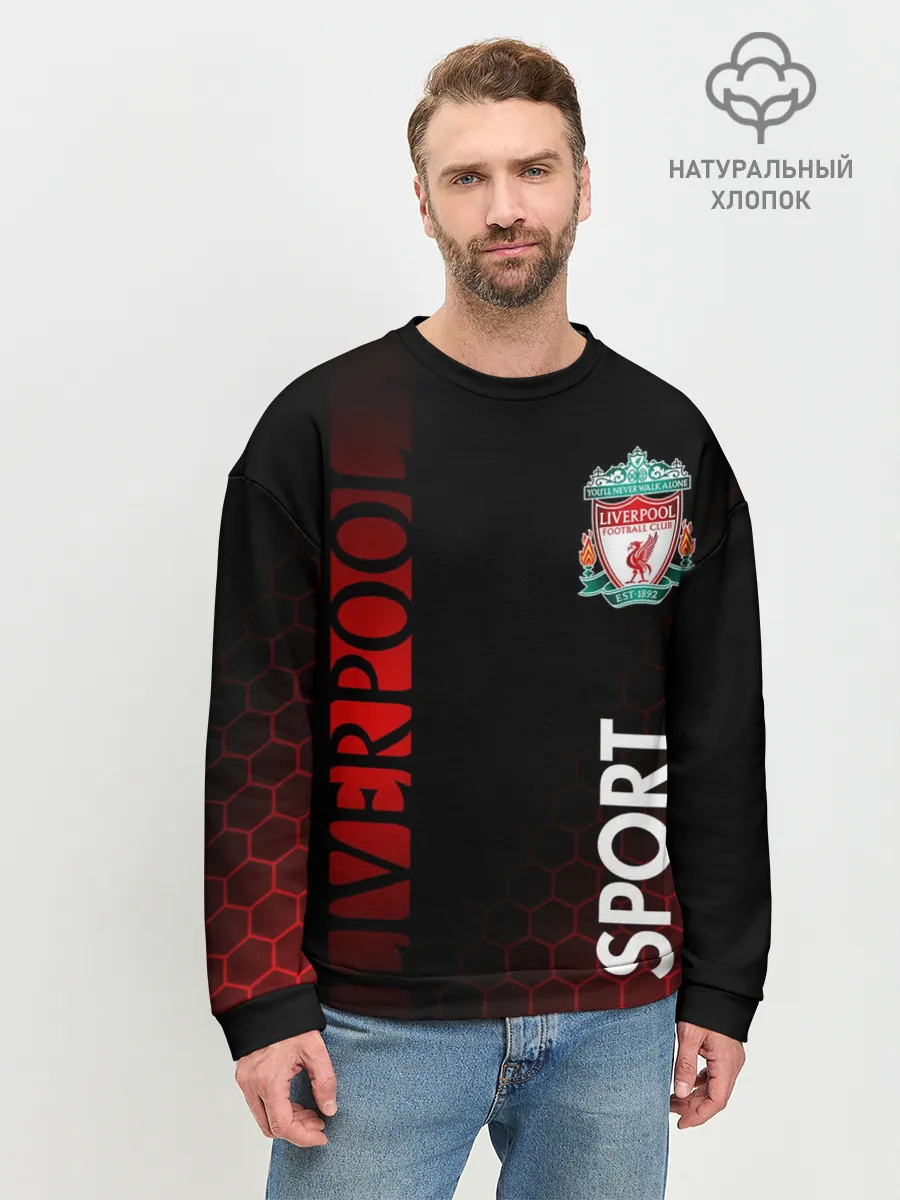 Мужской свитшот базовый / LIVERPOOL / ЛИВЕРПУЛЬ / СПОРТ