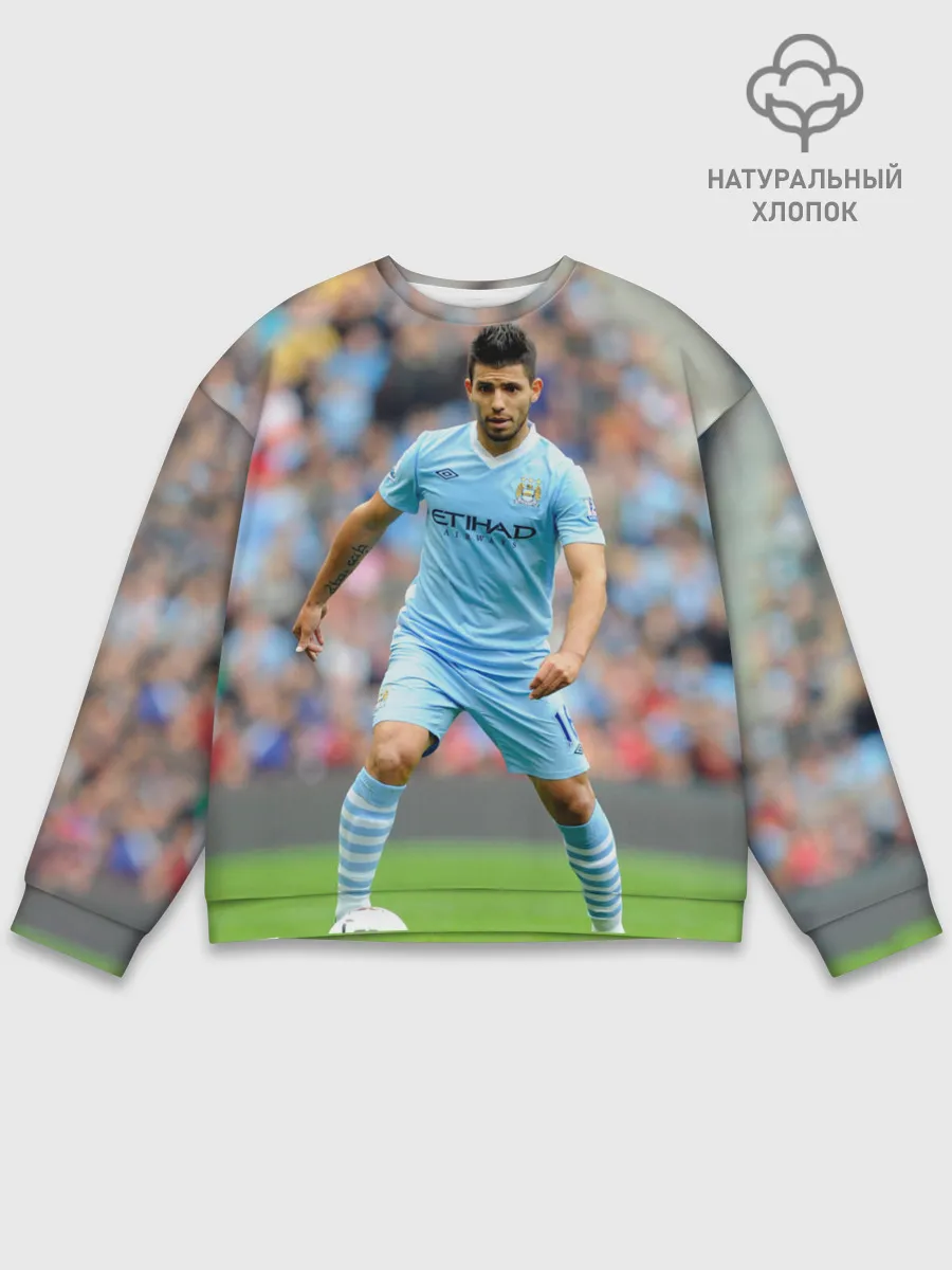 Мужской свитшот базовый / Серхио Агуэро
