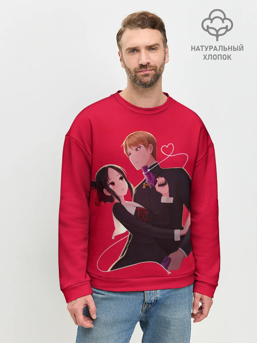 Мужской свитшот базовый / Miyuki Kaguya Love