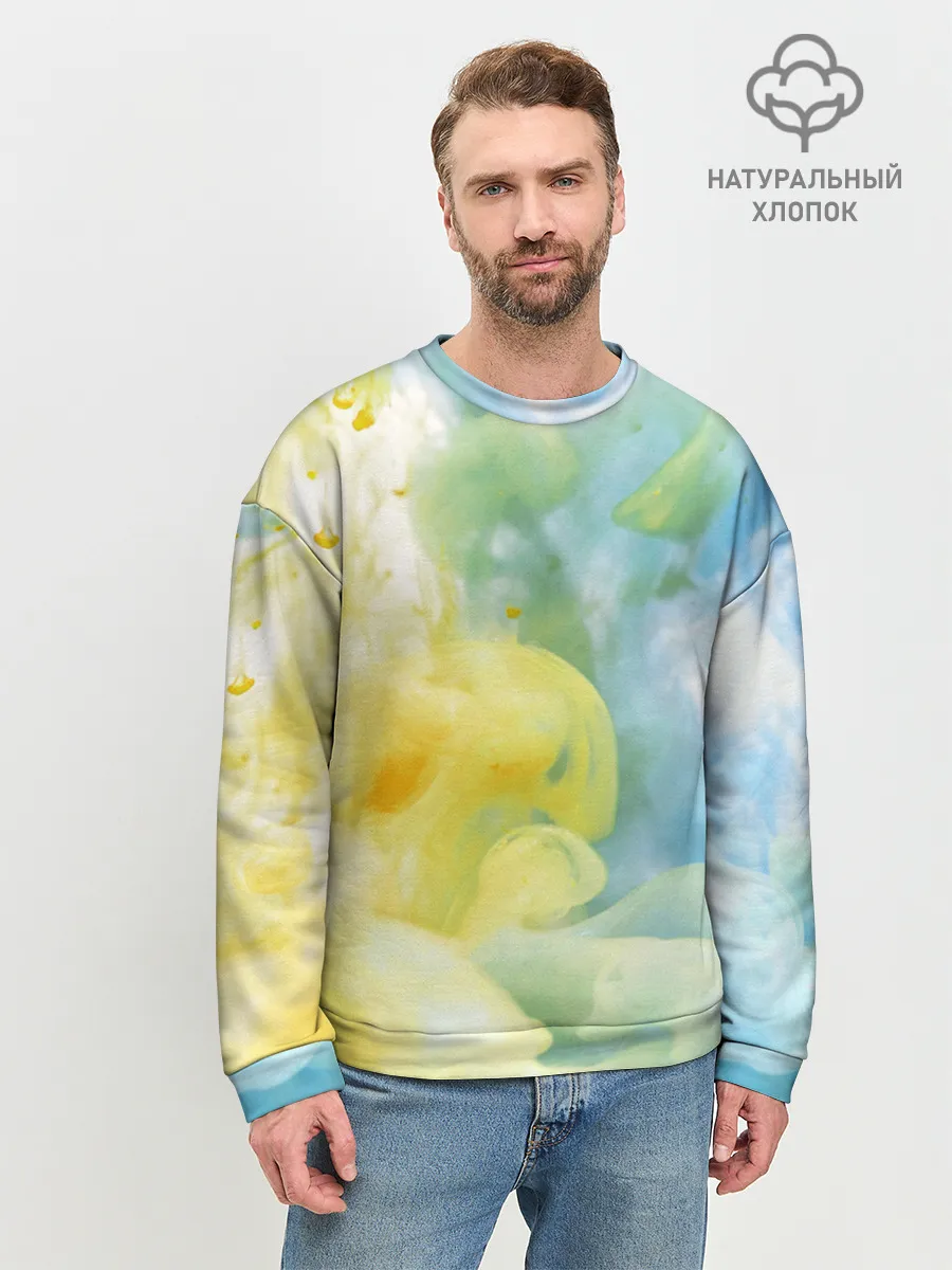 Мужской свитшот базовый / Coloful Smoke