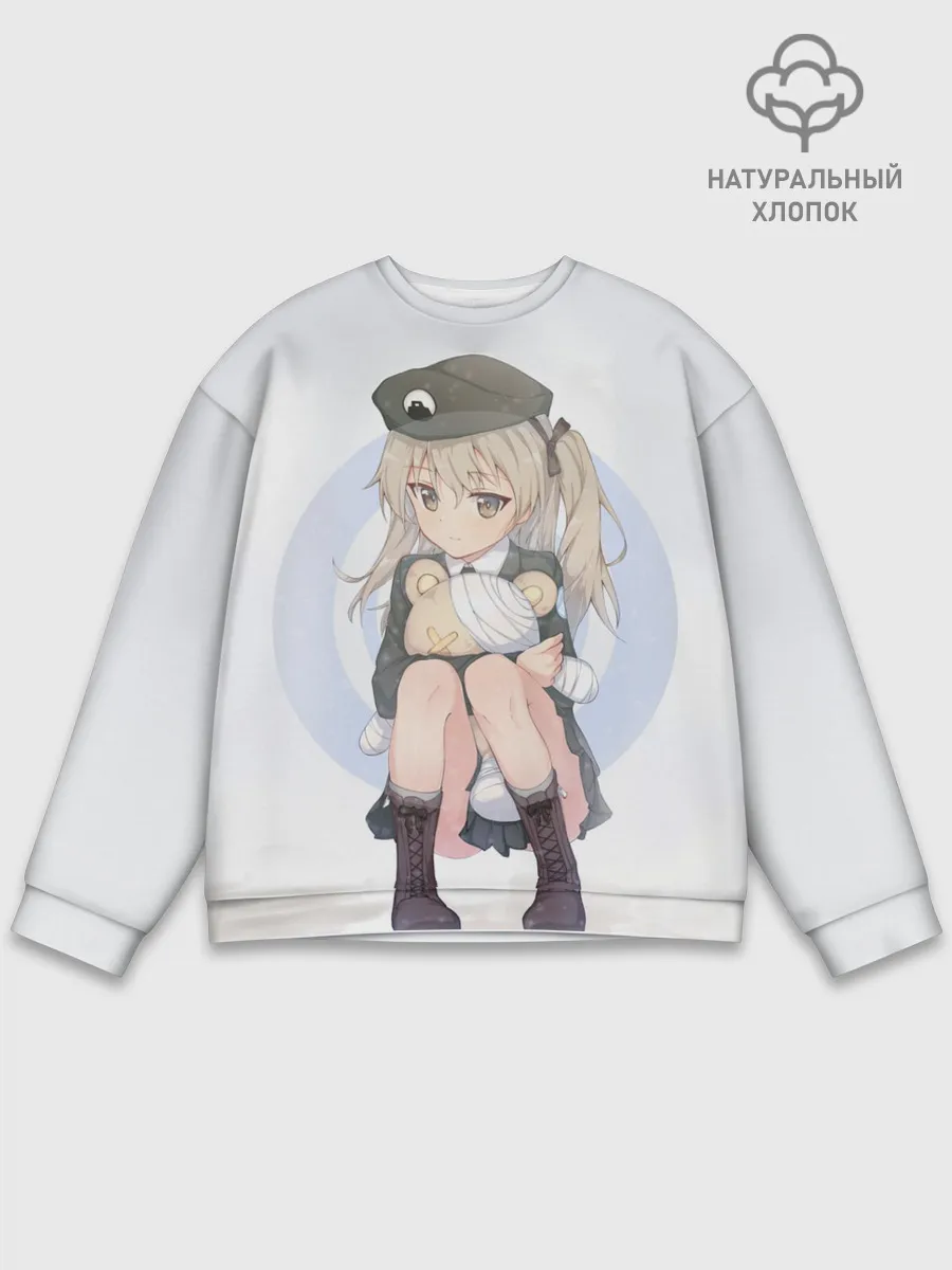 Мужской свитшот базовый / Girls und Panzer