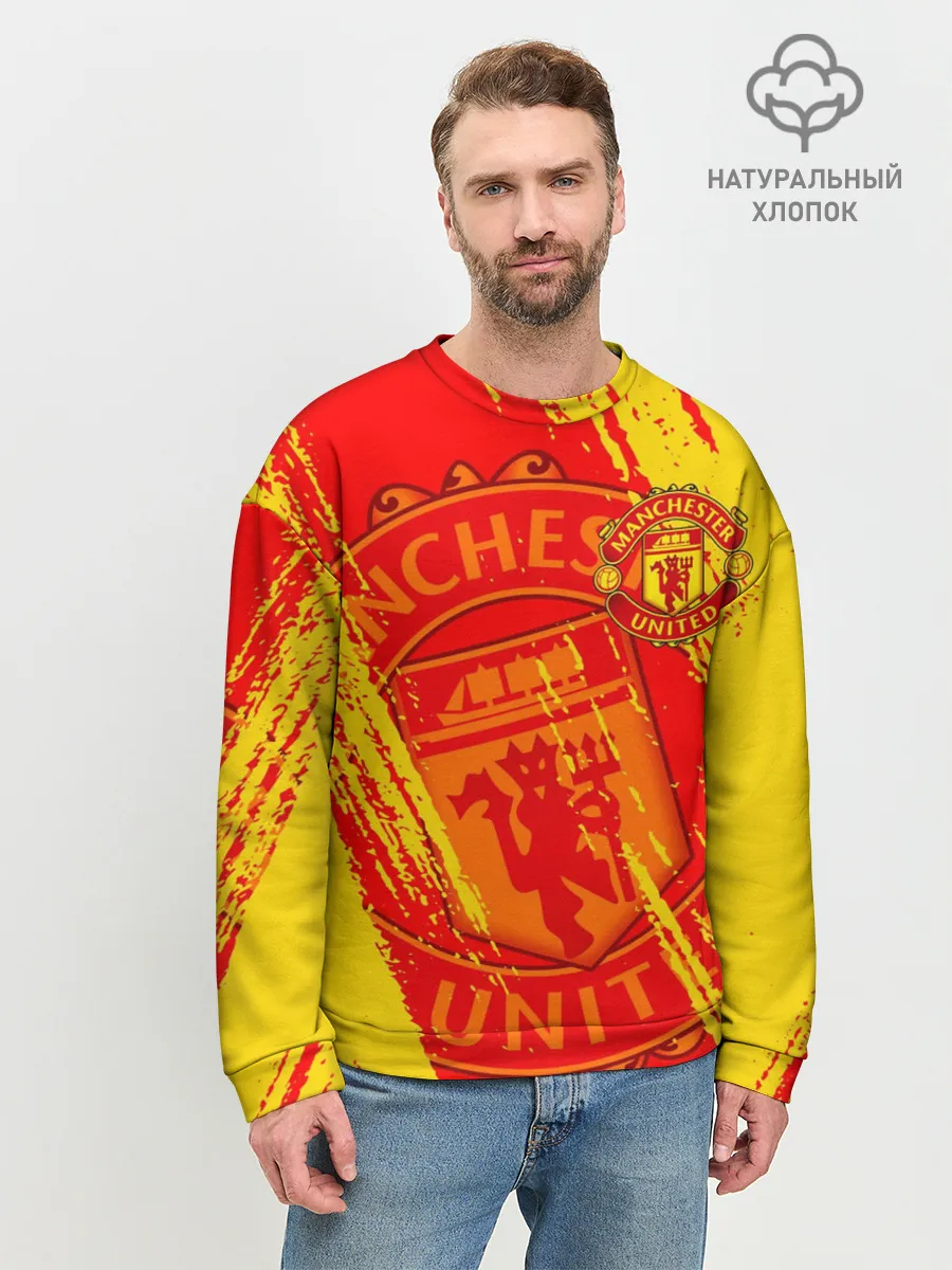 Мужской свитшот базовый / МАНЧЕСТЕР / MANCHESTER UNITED