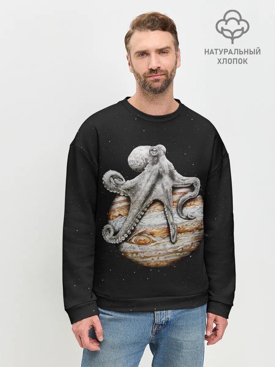 Мужской свитшот базовый / Planetary Octopus