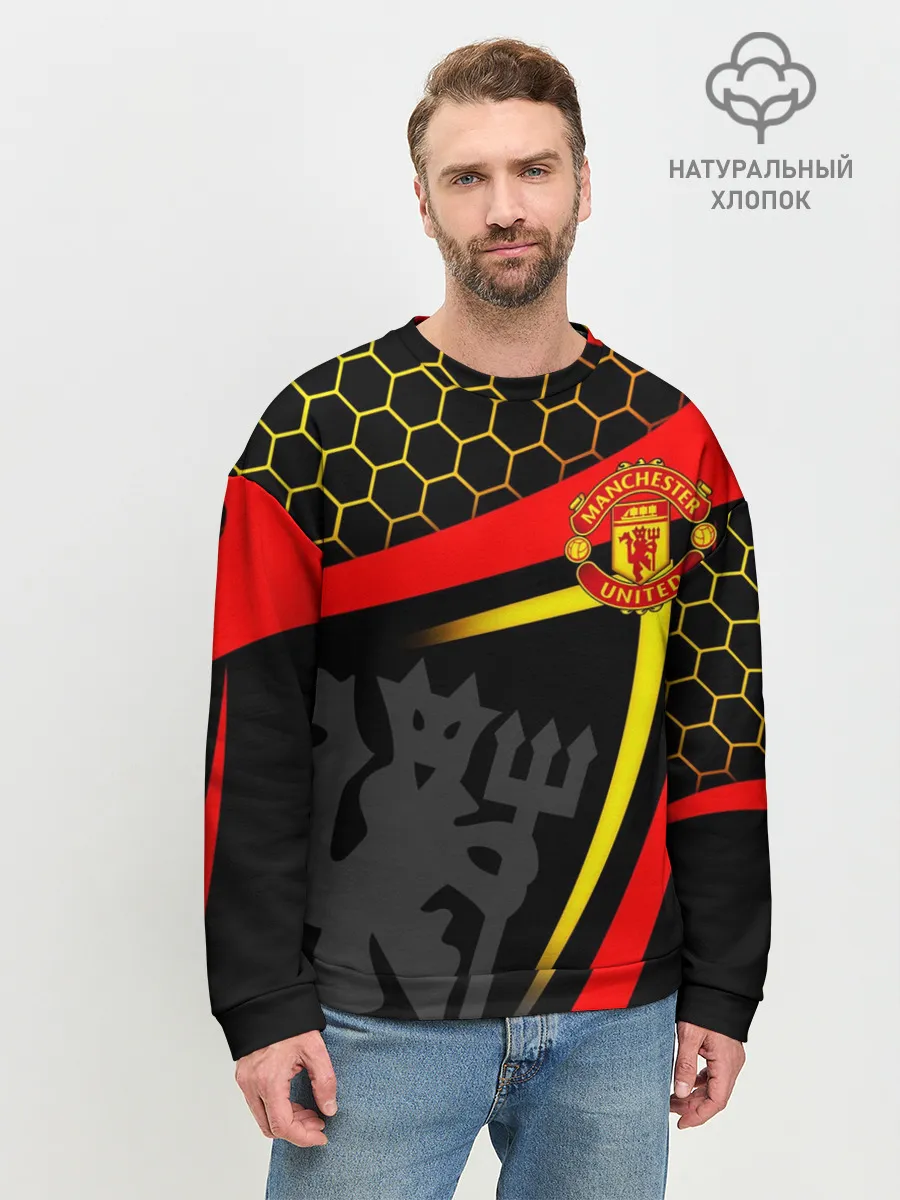 Мужской свитшот базовый / МАНЧЕСТЕР / MANCHESTER / SPORT