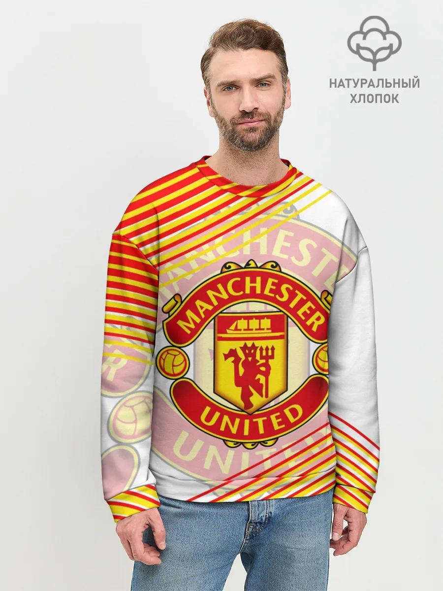 Мужской свитшот базовый / МАНЧЕСТЕР / MANCHESTER / SPORT