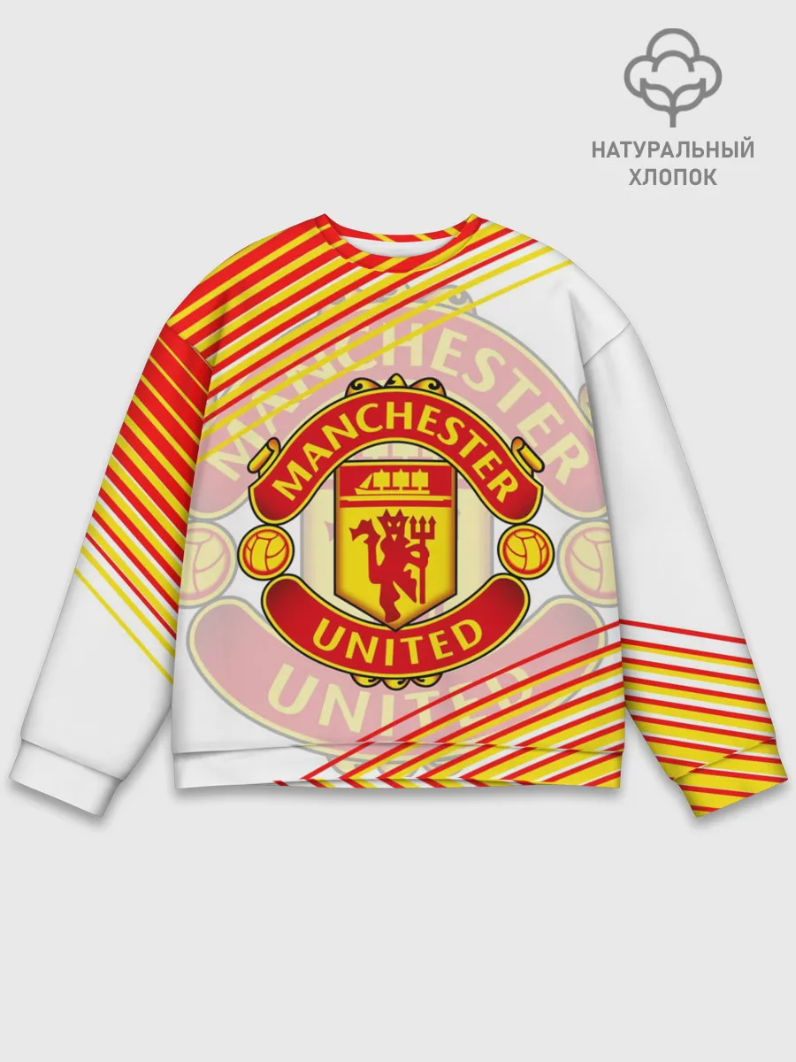 Мужской свитшот базовый / МАНЧЕСТЕР / MANCHESTER / SPORT