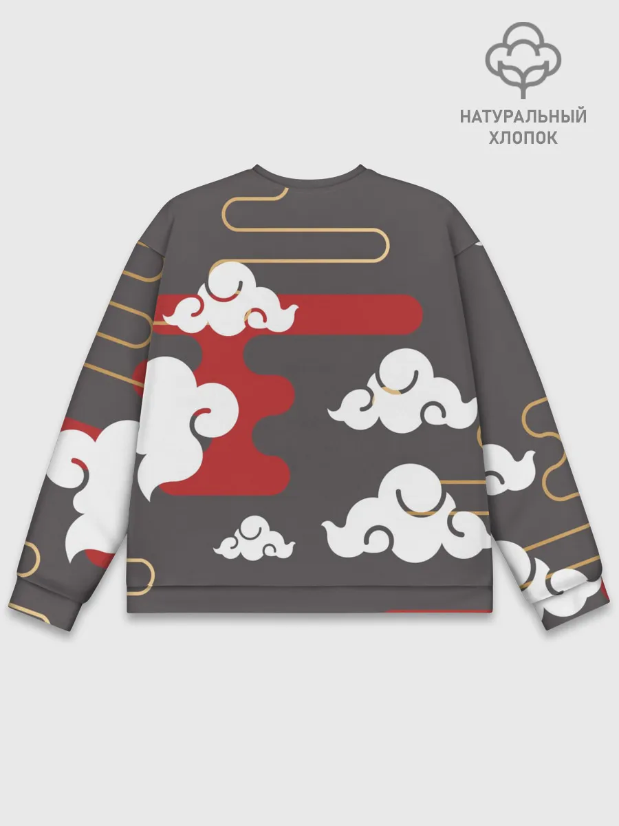 Мужской свитшот базовый / Ниндзя. Япония