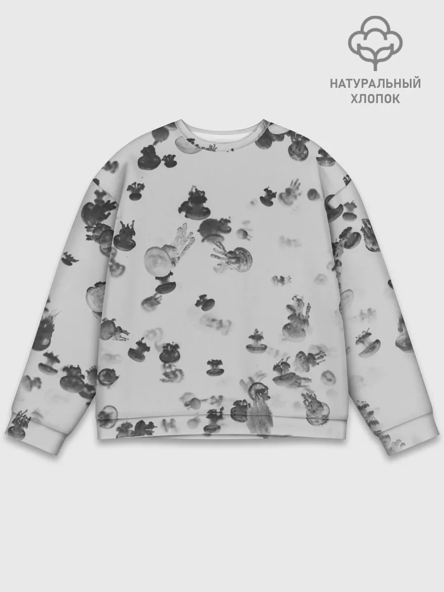 Мужской свитшот базовый / Медузы