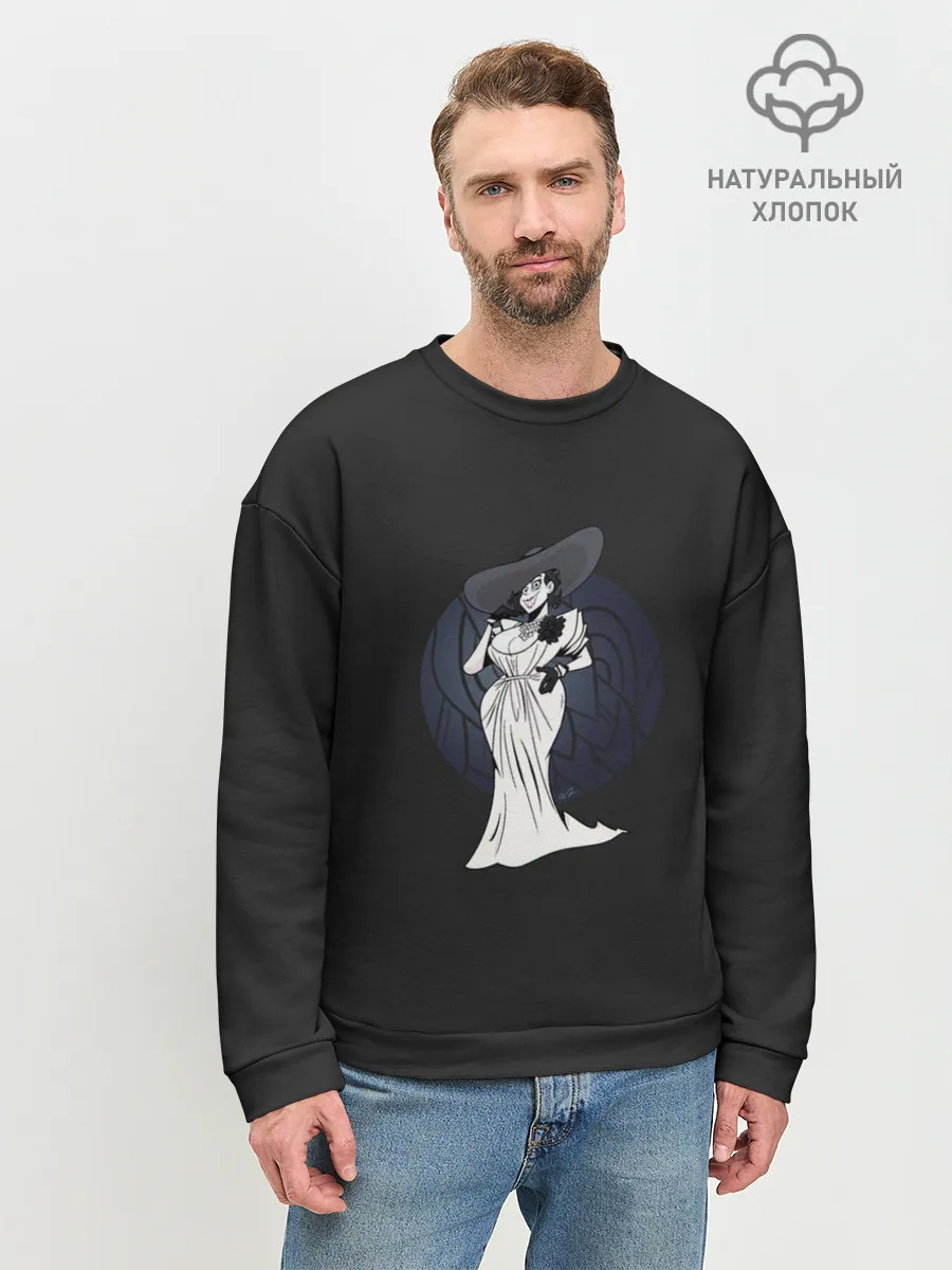 Мужской свитшот базовый / Resident Evil. Lady Dimitrescu