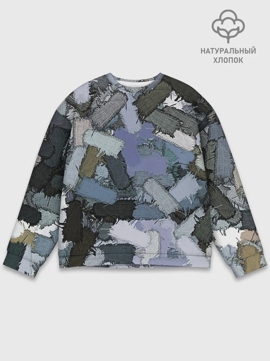 Мужской свитшот базовый / Patchwork