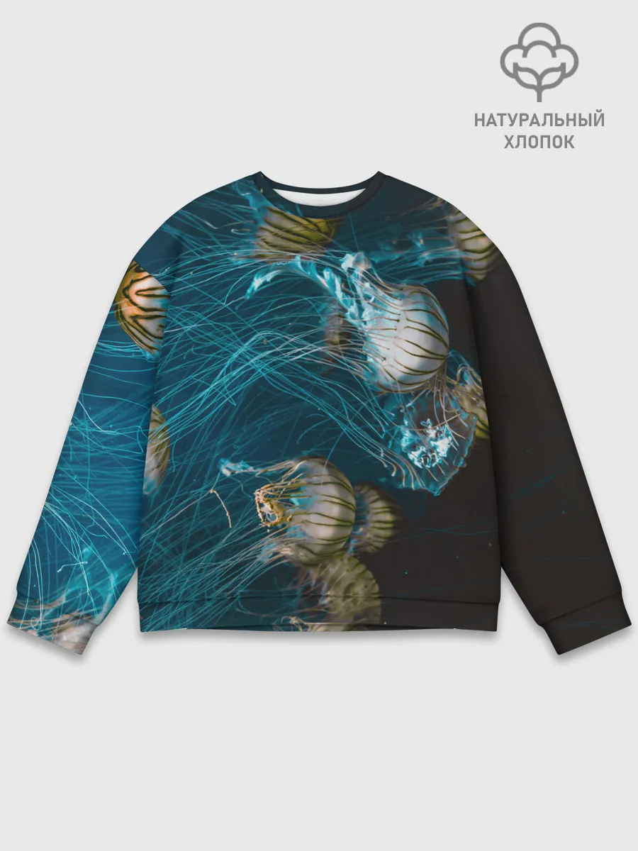 Мужской свитшот базовый / Медузы