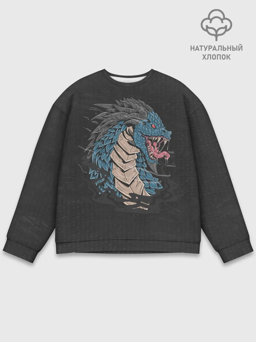 Мужской свитшот базовый / Дракон