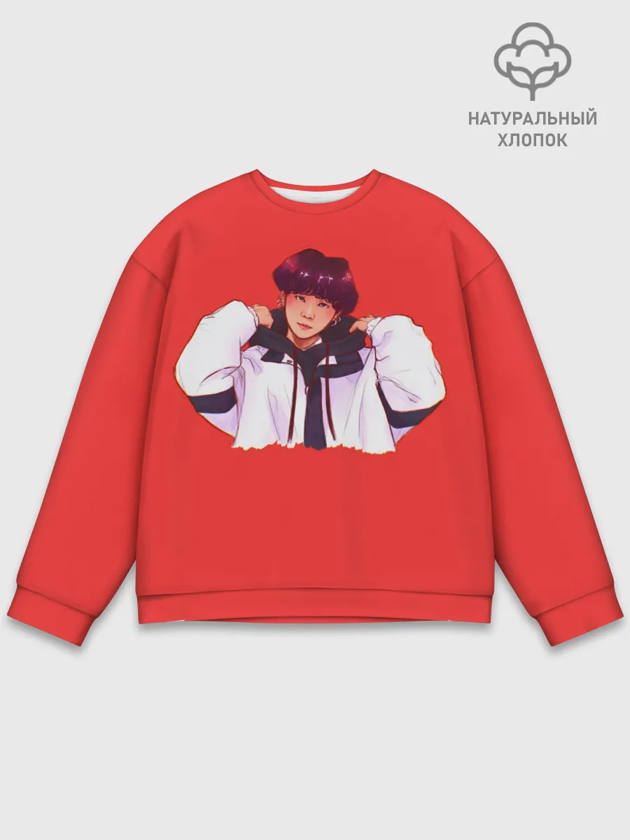 Мужской свитшот базовый / Suga Red