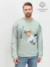 Мужской свитшот базовый / Чимин в цветах