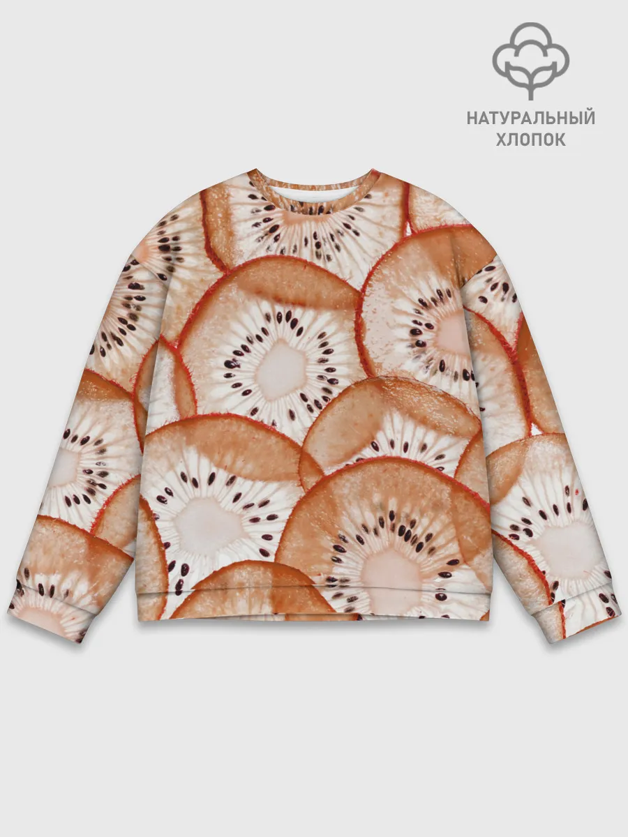 Мужской свитшот базовый / Красный Киви