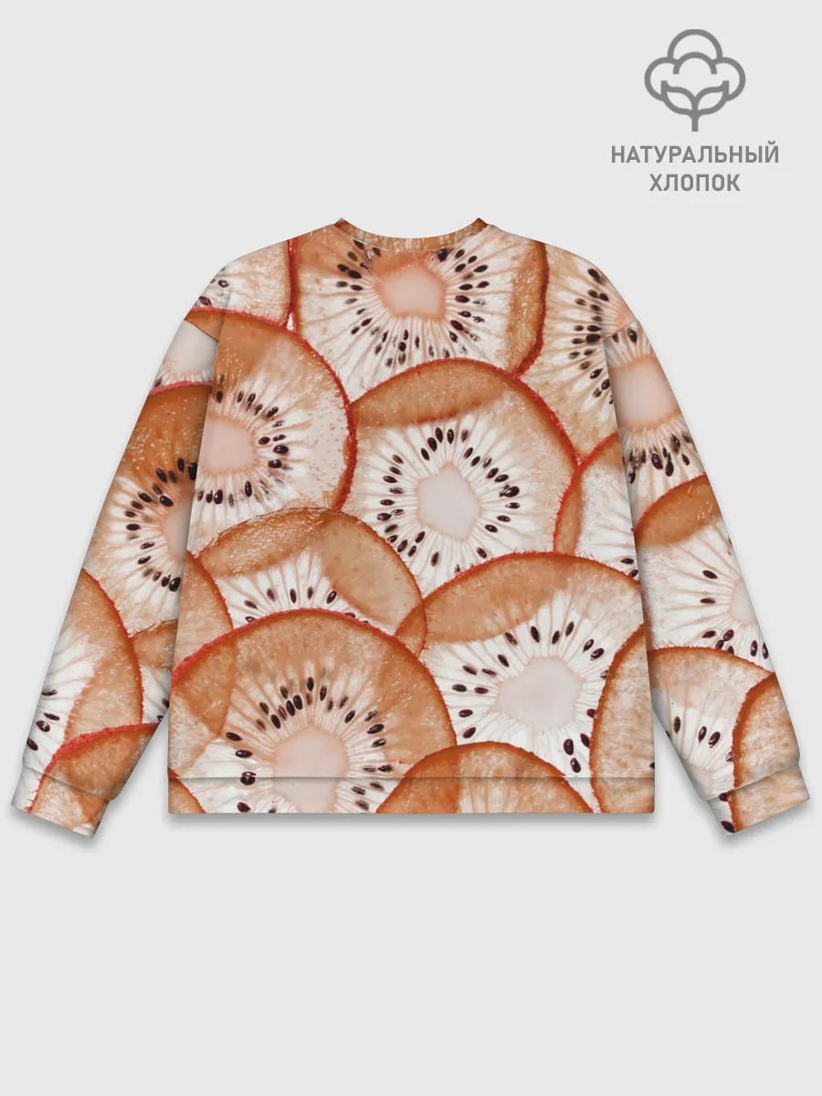 Мужской свитшот базовый / Красный Киви