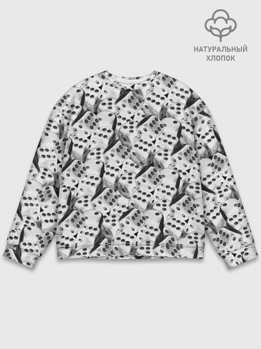 Мужской свитшот базовый / Игральные Кости