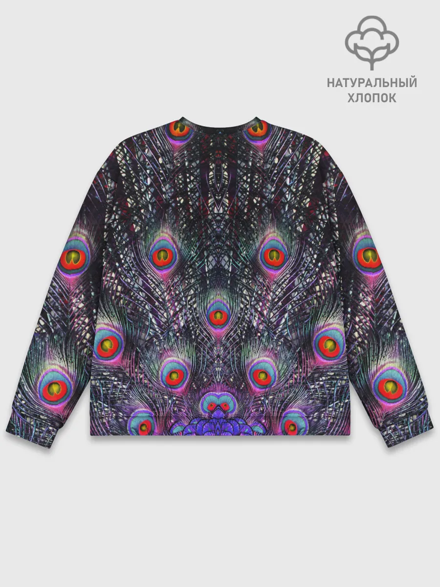 Мужской свитшот базовый / Павлин