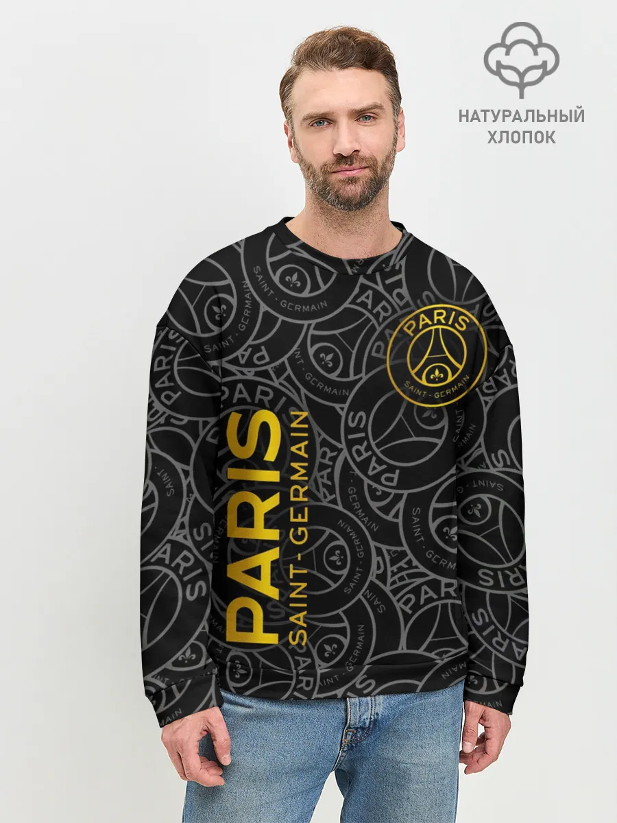Мужской свитшот базовый / ФК ПСЖ / PARIS SAINT GERMAIN