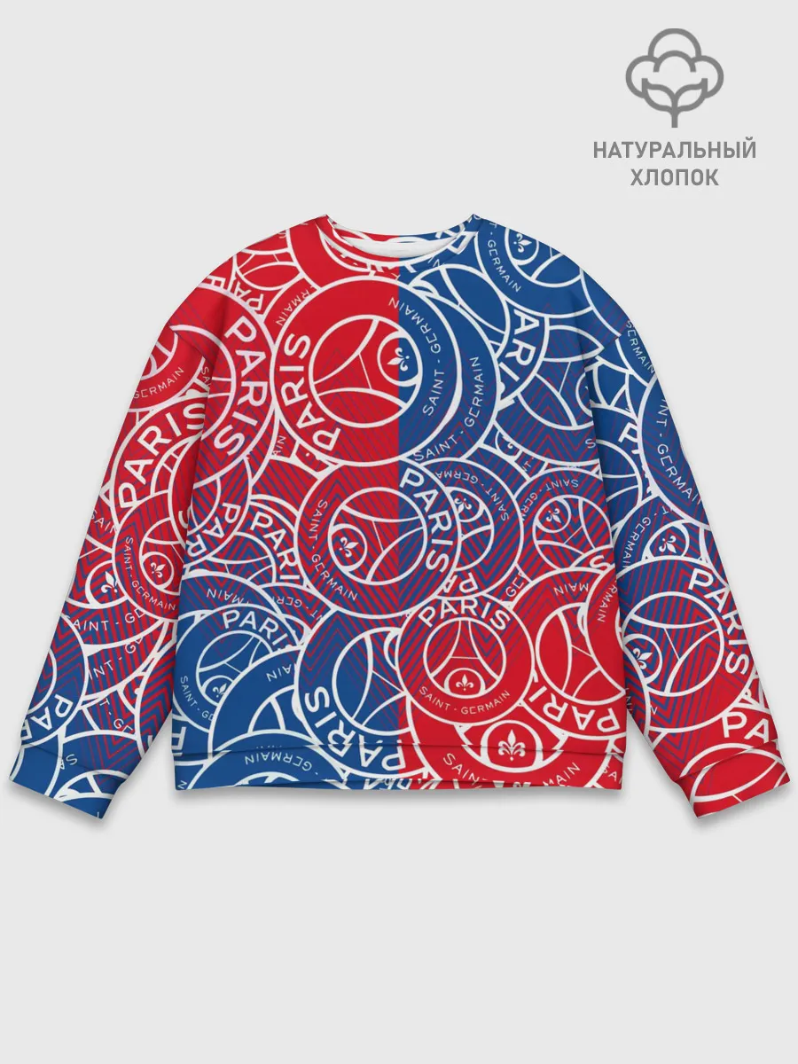 Мужской свитшот базовый / ФК ПСЖ / PARIS SAINT GERMAIN