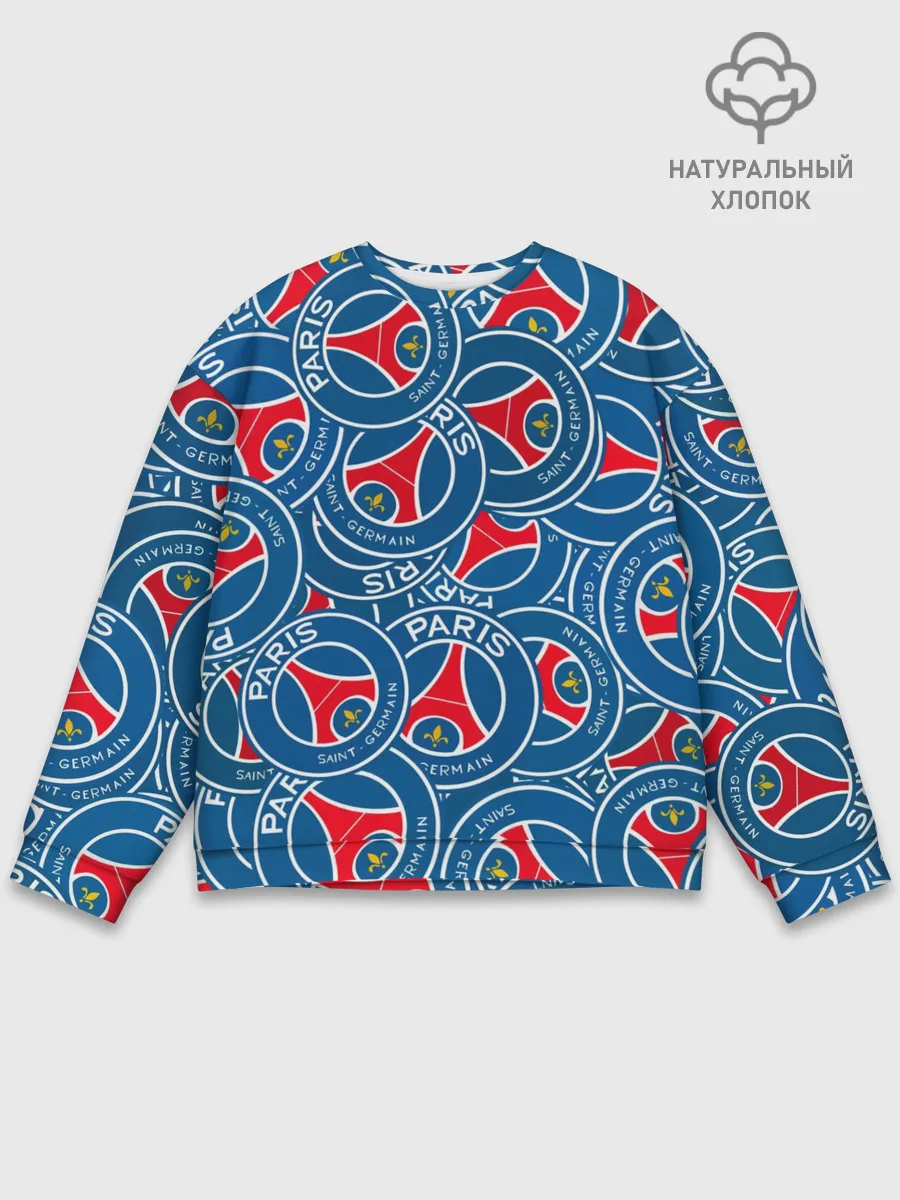 Мужской свитшот базовый / ФК ПСЖ / PARIS SAINT GERMAIN