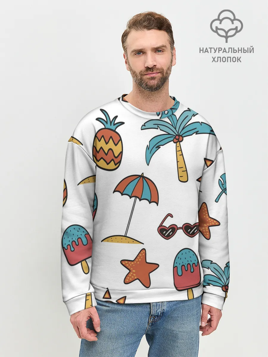 Мужской свитшот базовый / На отдыхе