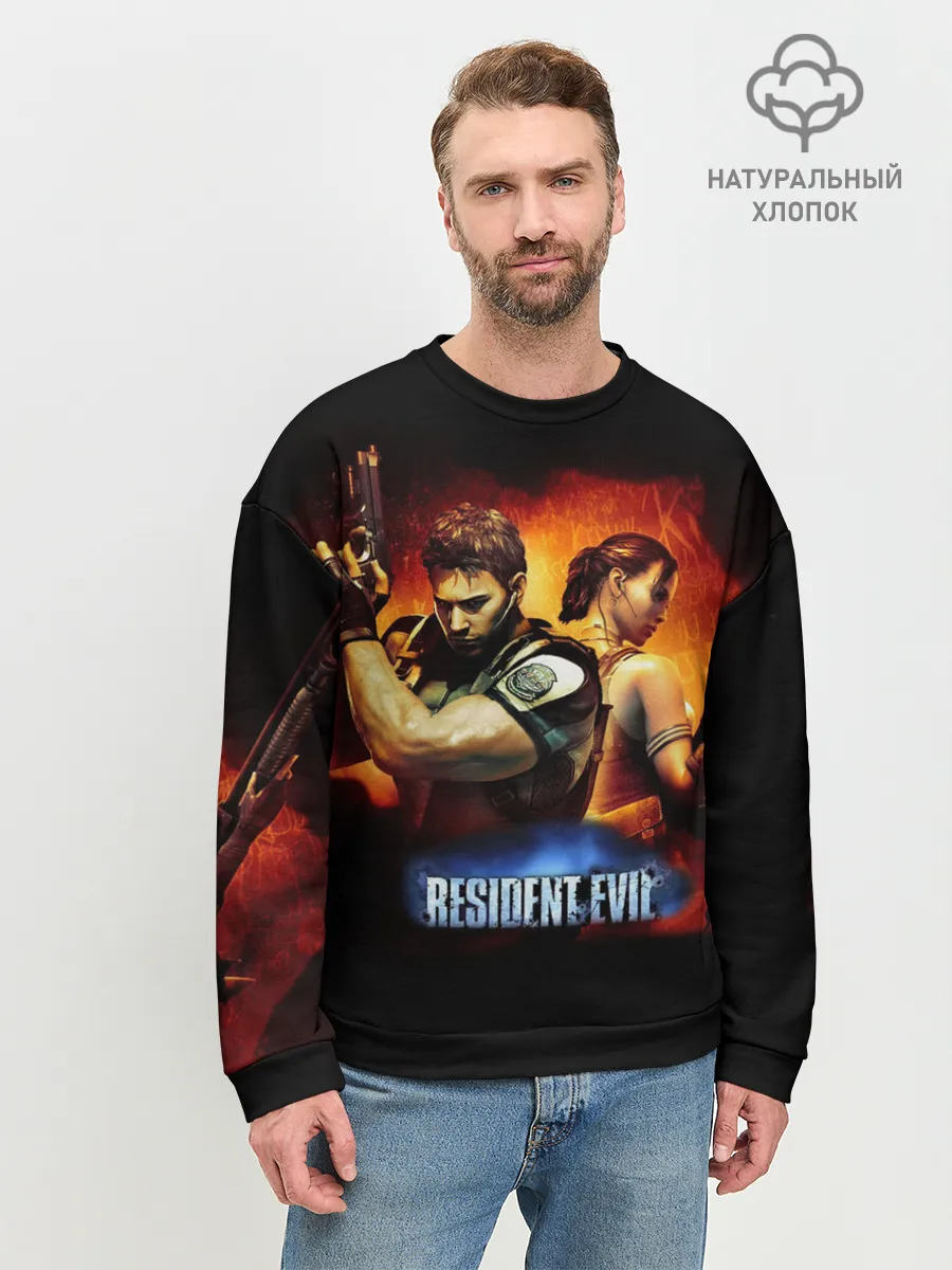 Мужской свитшот базовый / Resident Evil | Рэдфилд